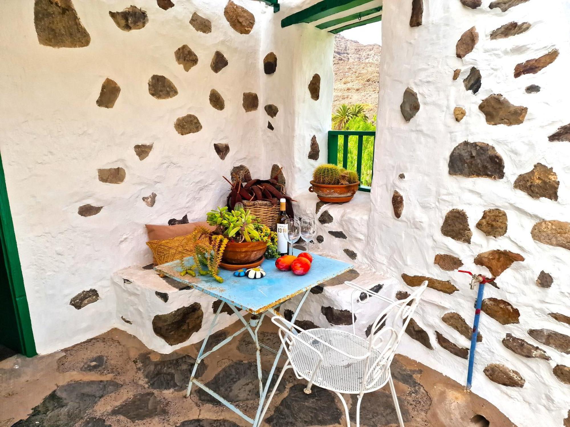 Villa Historica Casa Con Vistas Al Jardin De Cactus Y Montanas à Mogán Extérieur photo